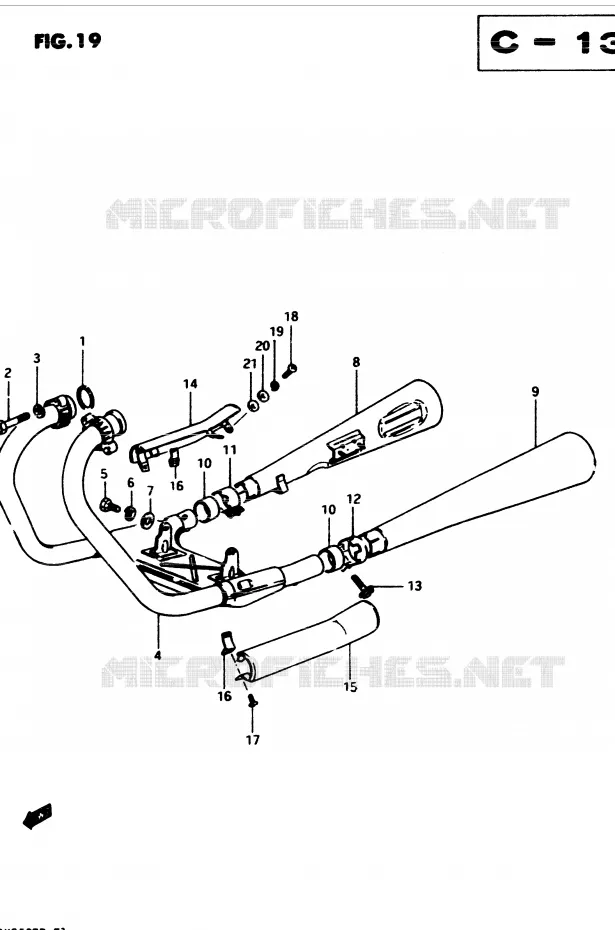 GELUIDDEMPER Suzuki MOTO 250 GSX 1982  GSX250EZ(Z/D)