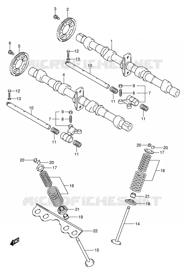 NOKKENAS - VALVES Suzuki MOTO 650 BANDIT 2006  GSF650SAK6(E2)