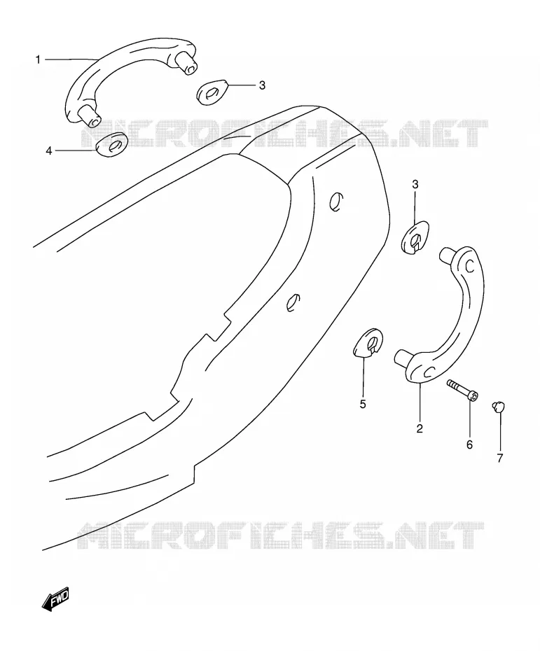 RIGHT SWITCH - HANDGREEP Suzuki MOTO 1200 BANDIT 1998  GSF1200SW(E28)