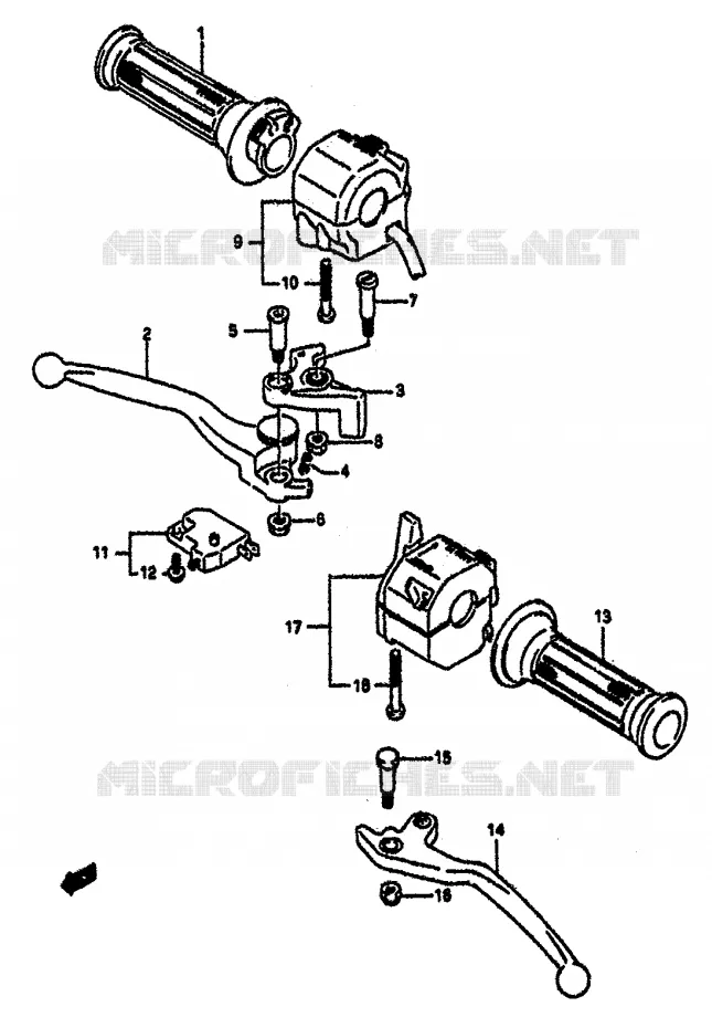 SCHAKELAARS Suzuki MOTO 1100 GSX-R 1991  GSX-R1100M(M/N)