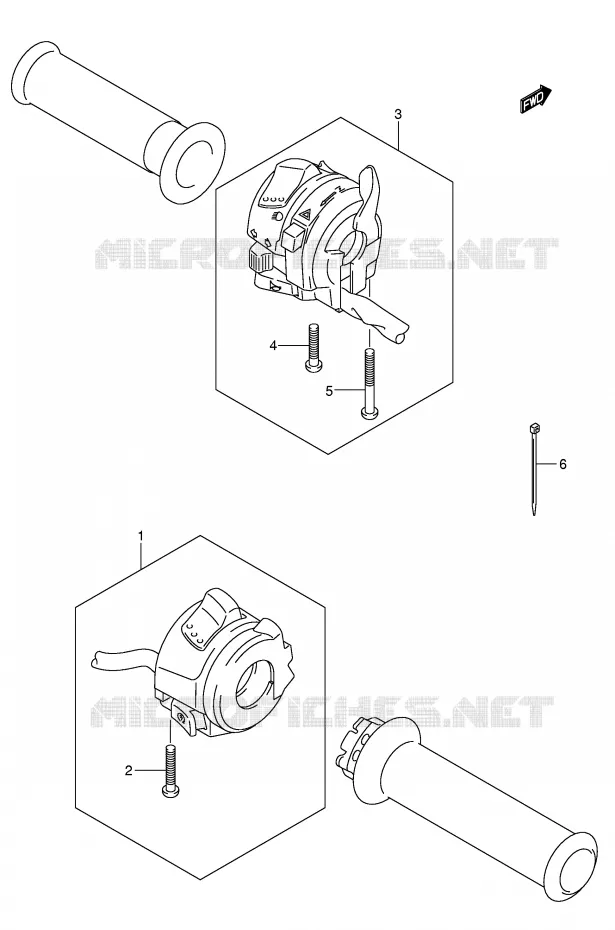 SCHAKELAARS Suzuki MOTO 650 BANDIT 2005  GSF650SUK5(E2)