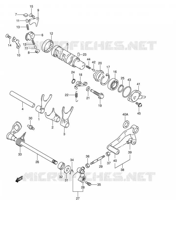 SCHAKELEN ASSY Suzuki MOTO 600 BANDIT 2000  GSF600SY(E2)