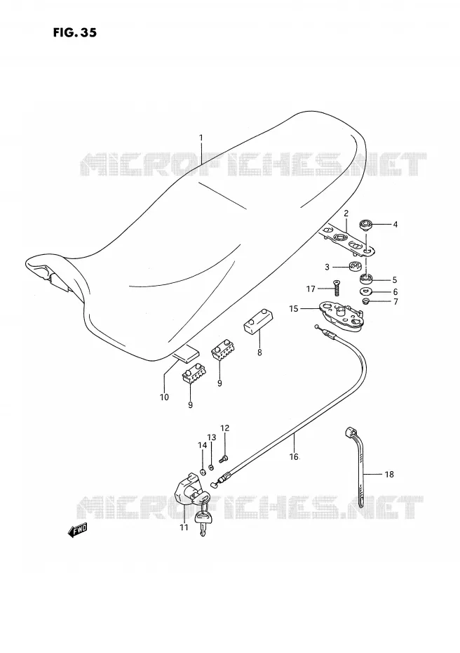 SEAT Suzuki MOTO 1100 GSX-F 1994  GSX1100FR(E2)
