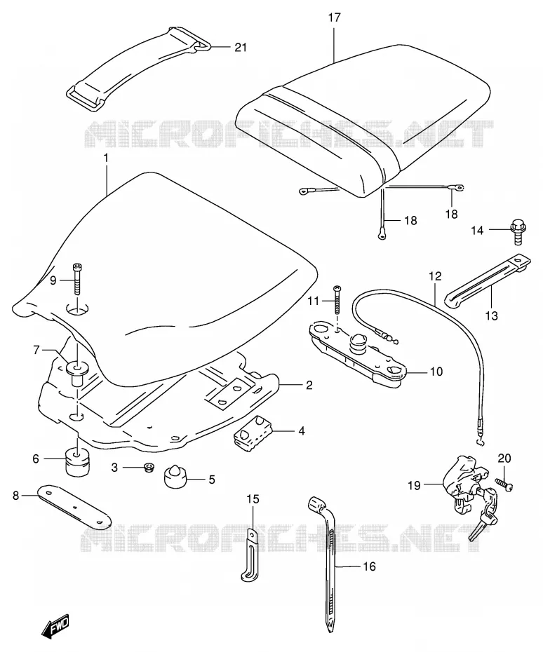 SEAT Suzuki MOTO 400 GSX-R 1991  GSX-R400RFM(E30)