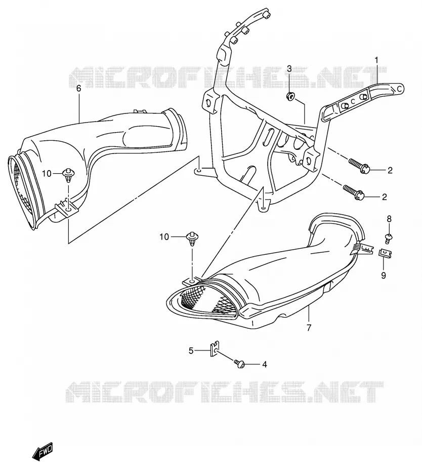 SIDE KUIP Suzuki MOTO 600 GSX-R 2003  GSX-R600UZK3(E2)
