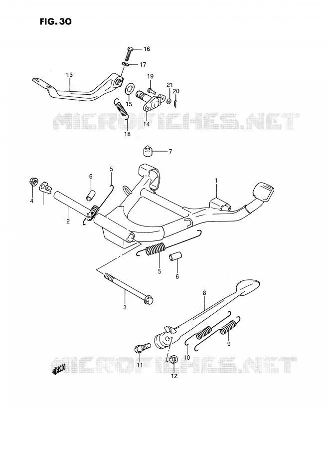 STAND Suzuki MOTO 1100 GSX-F 1994  GSX1100FR(E2)