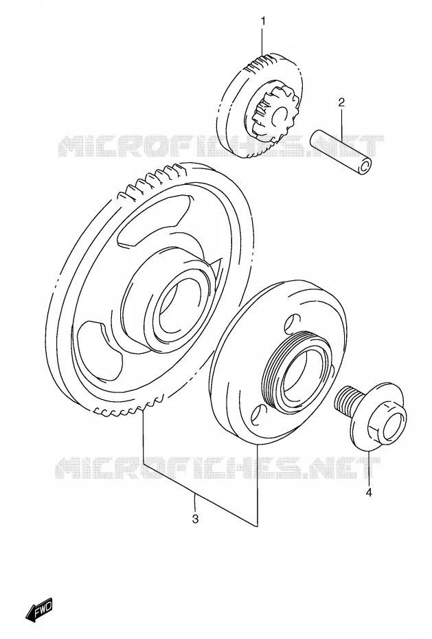 STARTMOTOR CLUTCH Suzuki MOTO 1200 BANDIT 1996  GSF1200ST(E2)