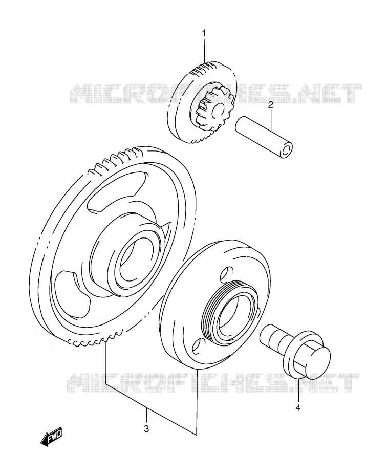 STARTMOTOR CLUTCH Suzuki MOTO 1200 BANDIT 1997  GSF1200SV(E28)