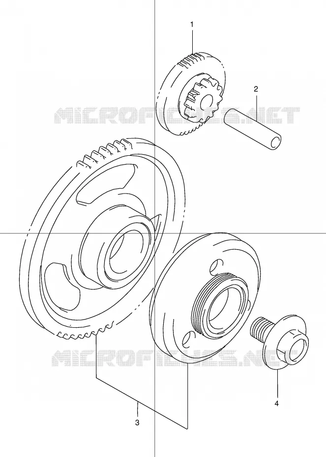 STARTMOTOR CLUTCH Suzuki MOTO 1200 BANDIT 2004  GSF1200ZK4(E2)