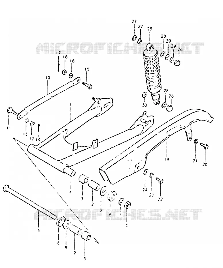 SWINGARM Suzuki MOTO 400 GSX 1996  GSX400LT(T/X)