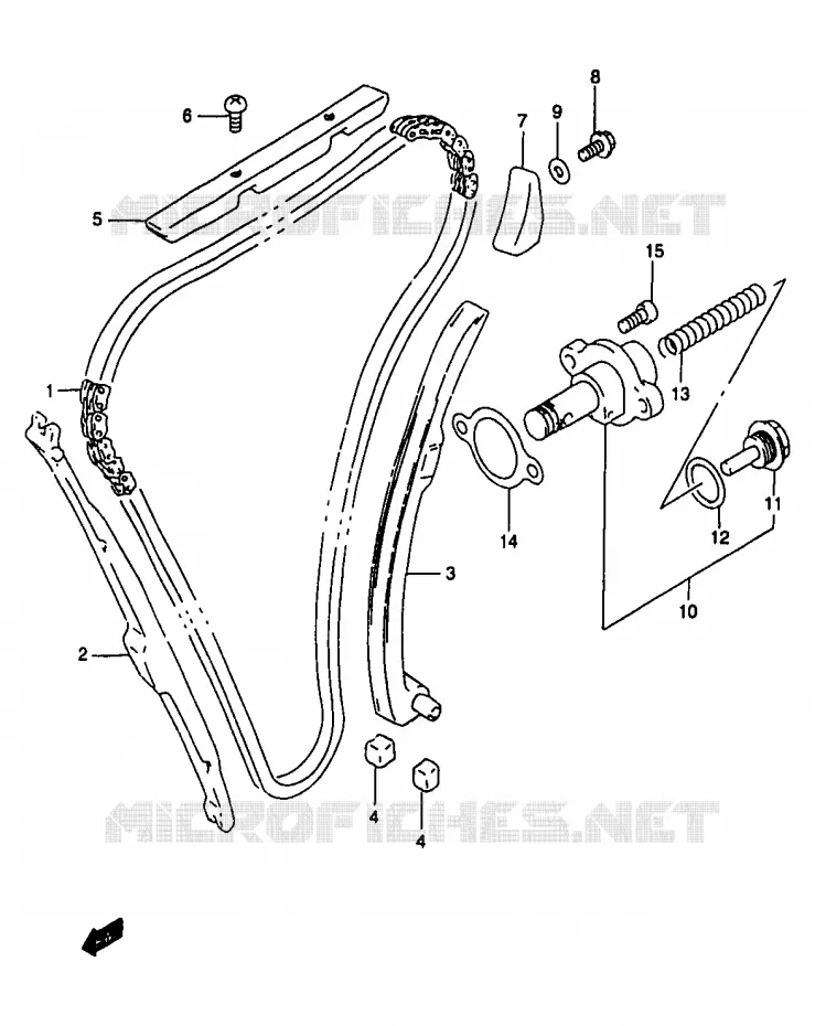 TIMING Suzuki MOTO 1200 BANDIT 1999  GSF1200SX(T/V/W/X/Y)