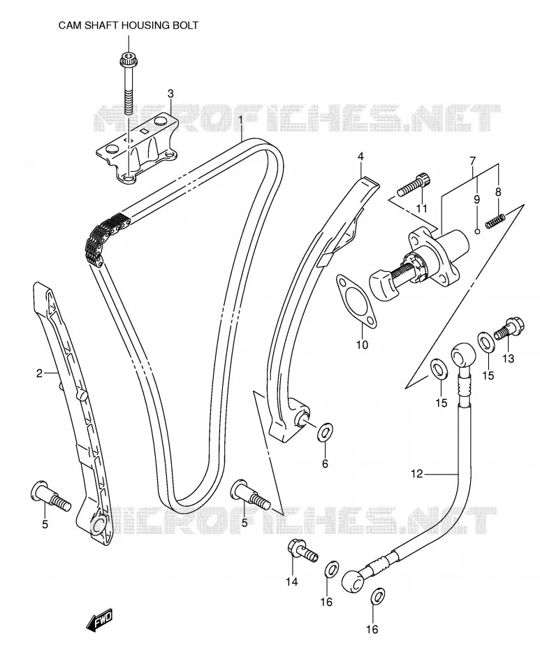 TIMING Suzuki MOTO 600 GSX-R 2001  GSX-R600U2K1(E2)
