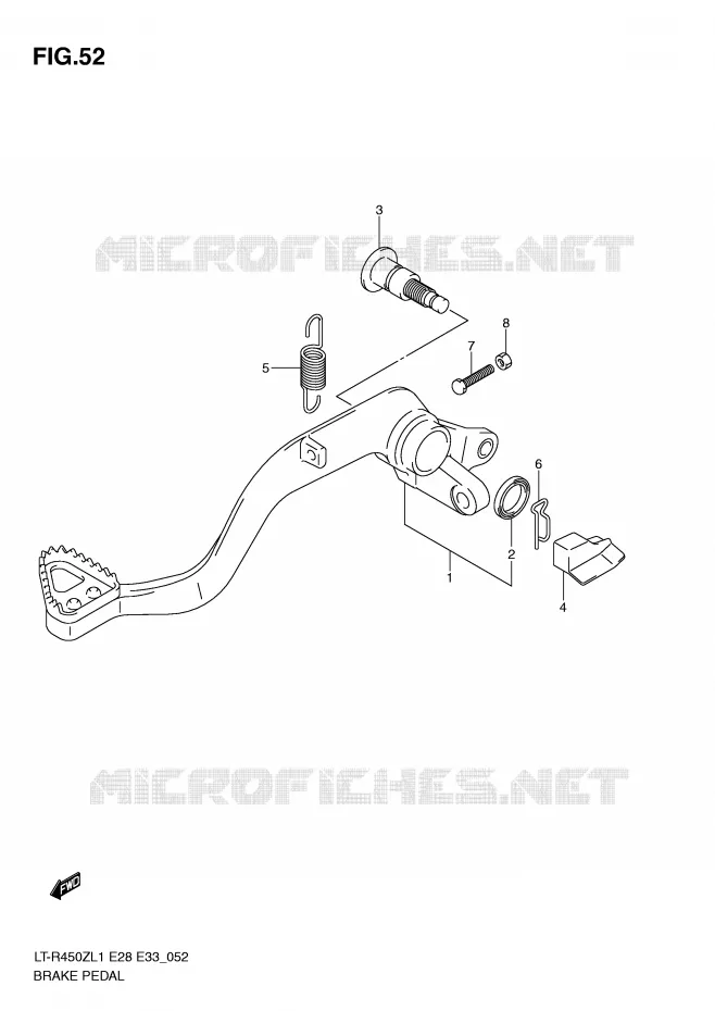 REMPEDAAL Suzuki QUAD 450 QUADRACER 2011  LT-R450ZL1(E28/E33)