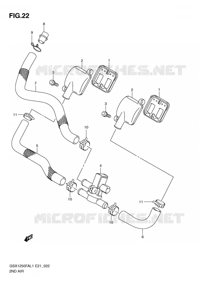 ANTI VERVUILINGS SYSTEM Suzuki MOTO 1250 GSX-F 2011  GSX1250FAL1(E21)