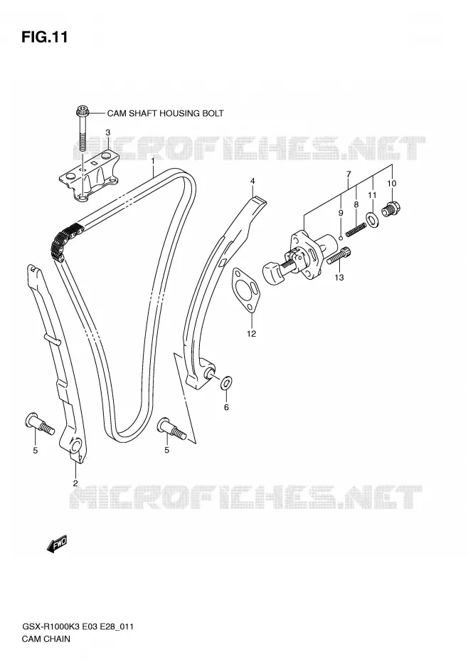 TIMING Suzuki MOTO 1000 GSX-R 2004  GSX-R1000ZK4(E3/E28)