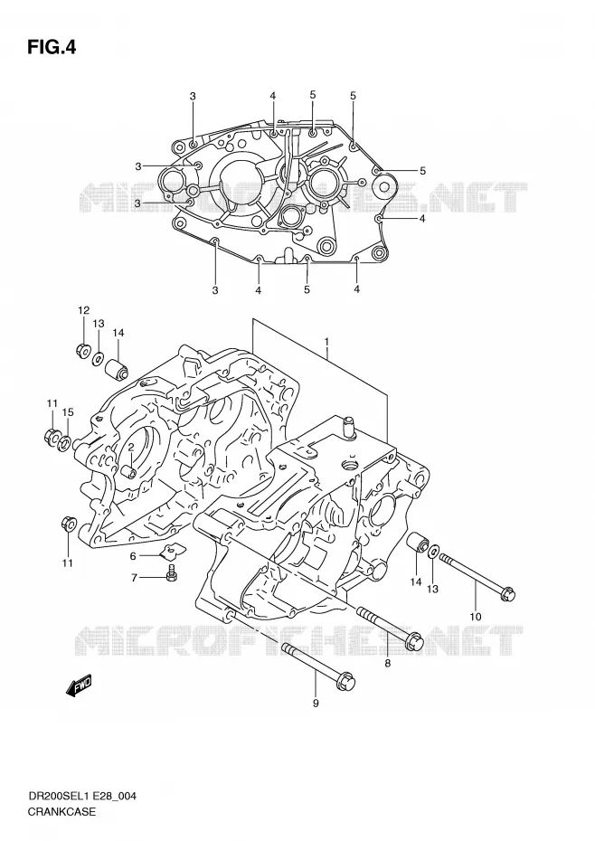 CASING Suzuki MOTO 200 DR 2011  DR200SEL1(E28)