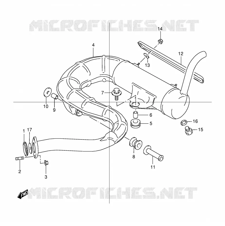 GELUIDDEMPER Suzuki QUAD 80 QUADSPORT 1997  LT80V(P1)