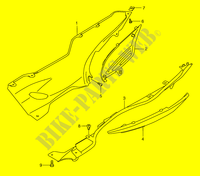 ONDERAANKLEDING (MODELE Y) voor Suzuki BURGMAN 250 1998