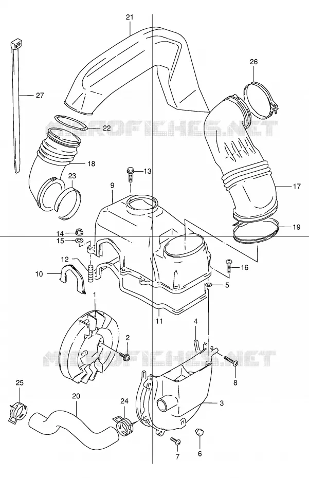 KOELVENTILATOR Suzuki QUAD 80 QUADSPORT 1996  LT80T(P1)