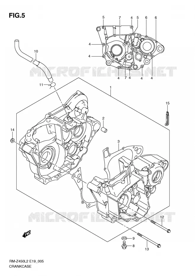 CASING Suzuki MOTO 450 RM-Z 2012  RM-Z450L2(E19)