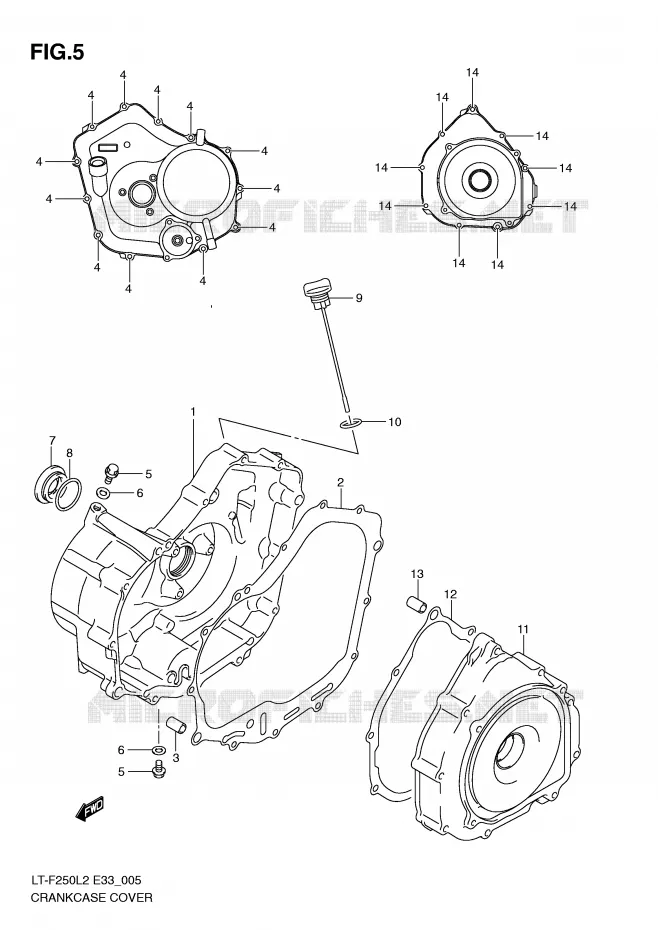 CASING Suzuki QUAD 250 OZARK 2012  LT-F250L2(E33)