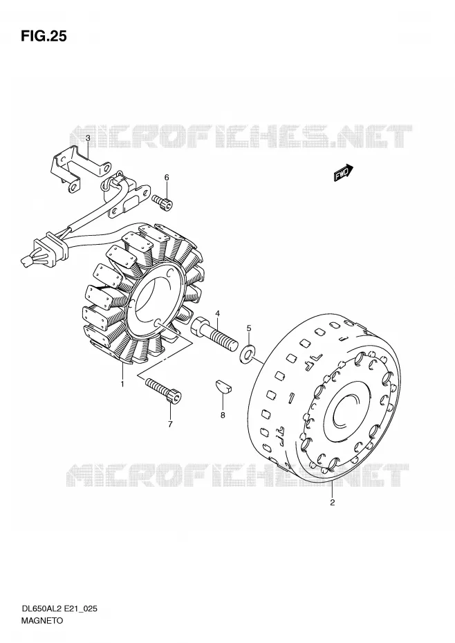 ONTSTEKING Suzuki MOTO 650 V-STROM 2012  DL650AL2(E21)