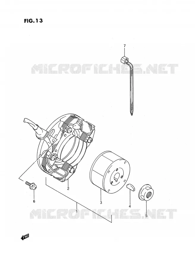 ONTSTEKING Suzuki MOTO 80 RM 1992  RM80N(E24)