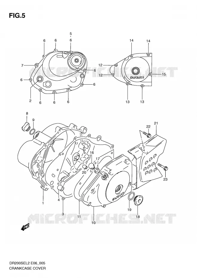 CASING Suzuki MOTO 200 DR 2012  DR200SEL2(E06)