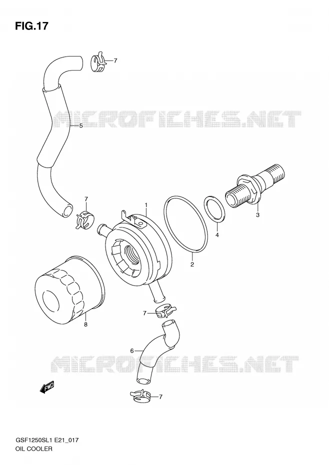OLIE KOELER Suzuki MOTO 1250 BANDIT 2012  GSF1250SAL1(E21)
