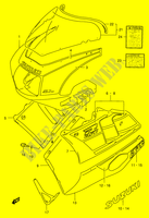 KUIP   ETIKETTEN (GSX R400RFL) voor Suzuki GSX-R 400 1993