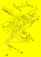 SWINGARM (MODELE S/T/V/W) voor Suzuki GSX-R 1100 1995
