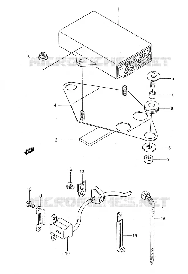 ALTERNATOR Suzuki MOTO 400 BANDIT-N 1991  GSF400M(E28)