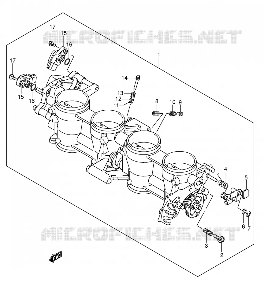 BRANDSTOFINJECTIE ASSY Suzuki MOTO 600 GSX-R 2005  GSX-R600U3XK5(E2)