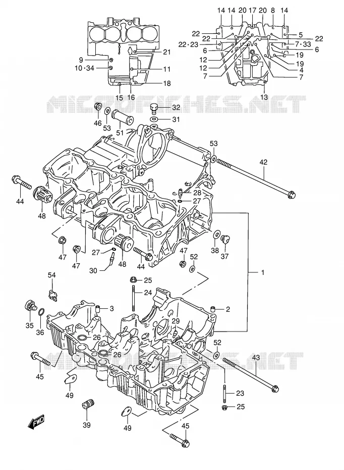 CASING Suzuki MOTO 1200 BANDIT 1997  GSF1200SV(E28)