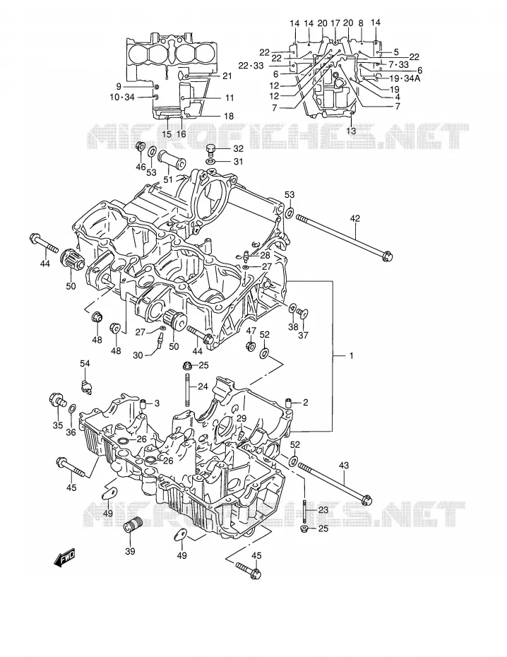 CASING Suzuki MOTO 1200 BANDIT 2001  GSF1200SK1(E2)