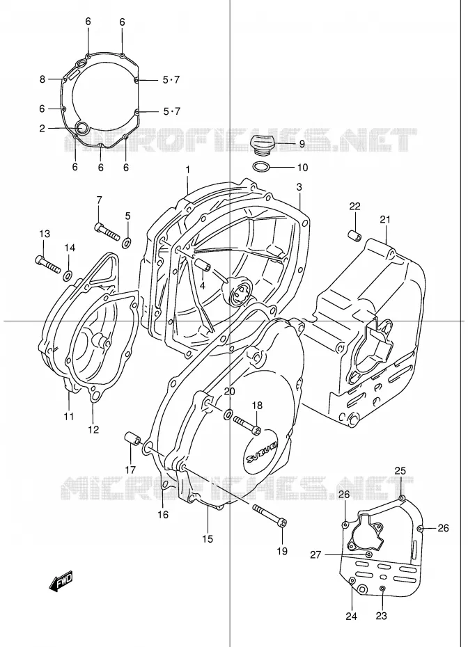 CASING Suzuki MOTO 1200 BANDIT 2003  GSF1200K3(E2)