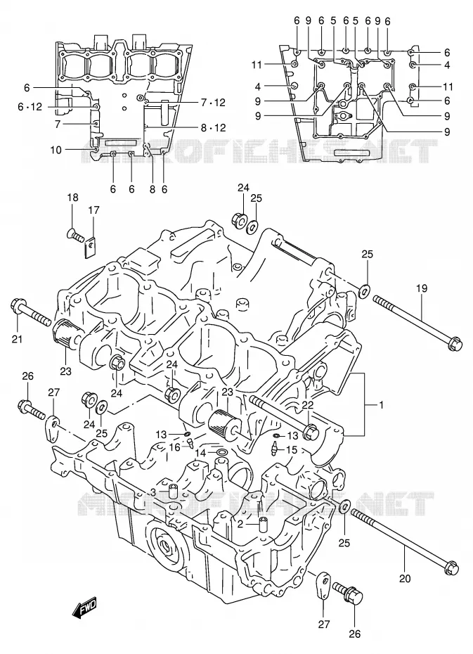 CASING Suzuki MOTO 400 GSX-R 1994  GSX-R400RR(E30)