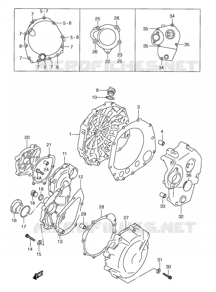 CASING Suzuki MOTO 600 GSX-R 1999  GSX-R600X(E2)