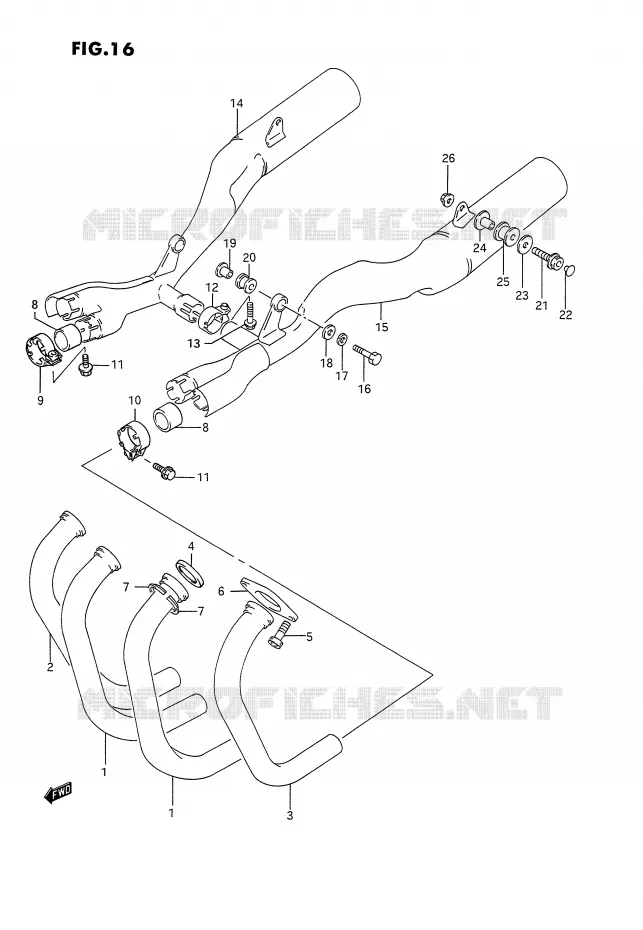 GELUIDDEMPER Suzuki MOTO 1100 GSX-G 1991  GSX1100GM(E2)