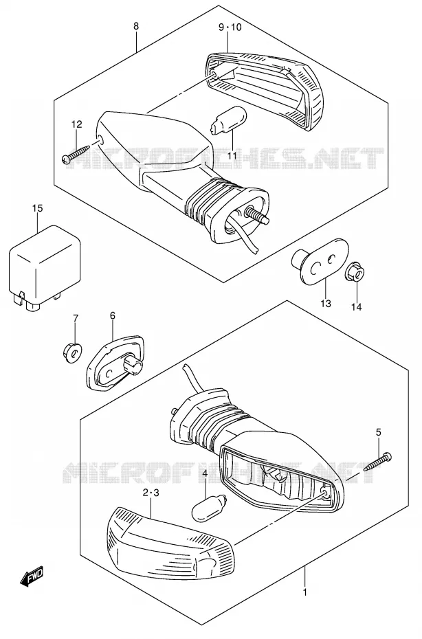 INDICATOREN Suzuki MOTO 600 GSX-R 2004  GSX-R600U2K4(E2)