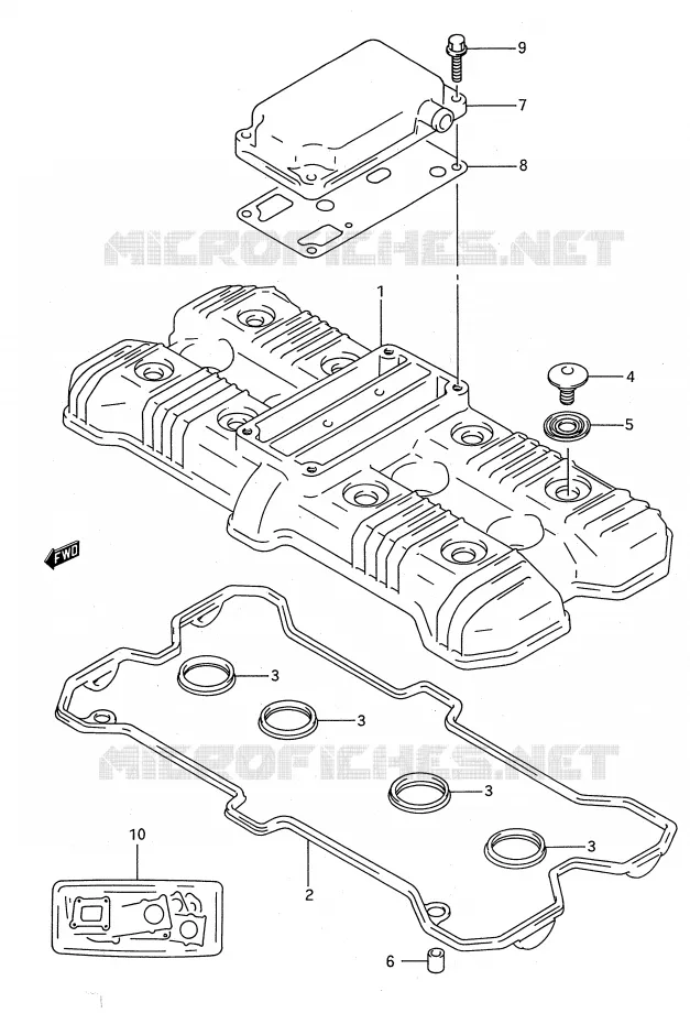 KLEPPENDEKSEL Suzuki MOTO 750 GSX-R 1992  GSX-R750WN(E28)