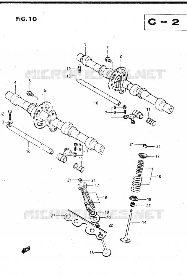NOKKENAS - VALVES Suzuki MOTO 750 GSX-R 1986  GSX-R750RG