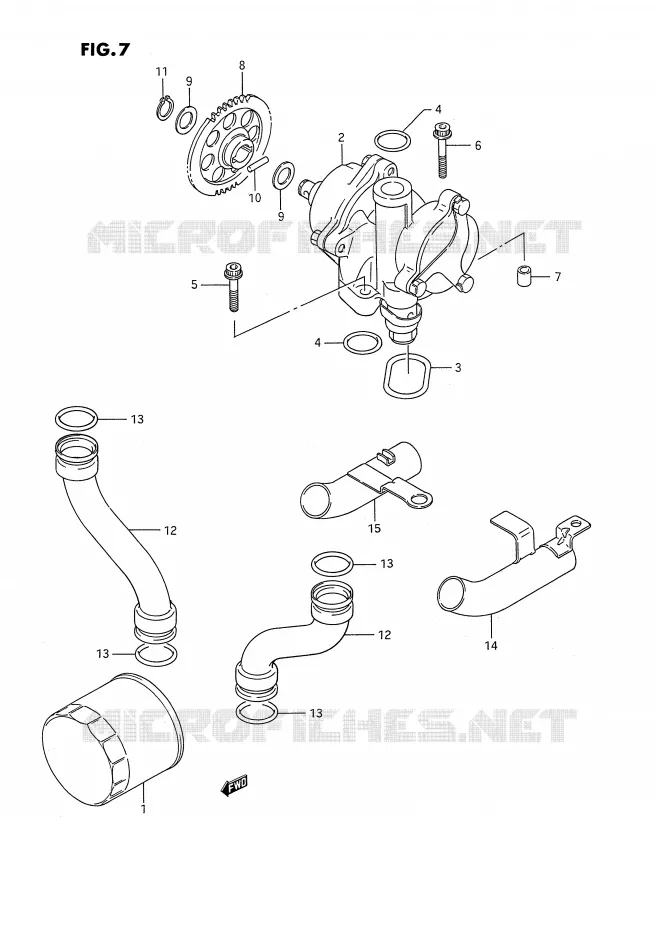 OLIEPOMP Suzuki MOTO 1100 GSX-F 1994  GSX1100FR(E2)