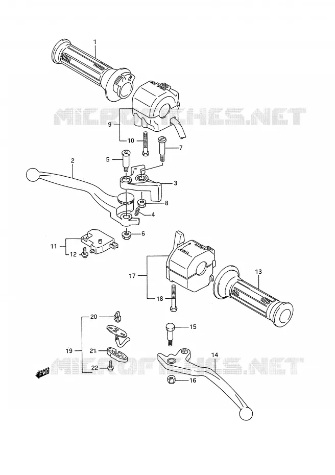 SCHAKELAARS Suzuki MOTO 1100 GSX-R 1991  GSX-R1100M(E28)