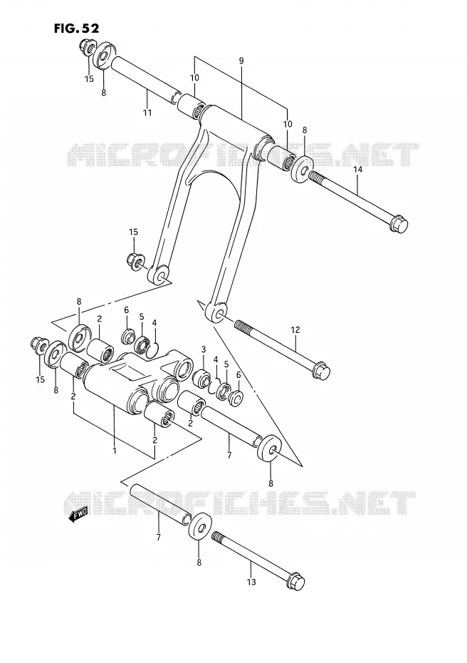SCHOKBREKER AANEENSCHAKELING Suzuki MOTO 1100 GSX-F 1991  GSX1100FM(E2)