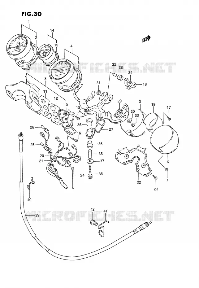SNELHEIDSMETER Suzuki MOTO 1100 GSX-G 1994  GSX1100GR(E2)