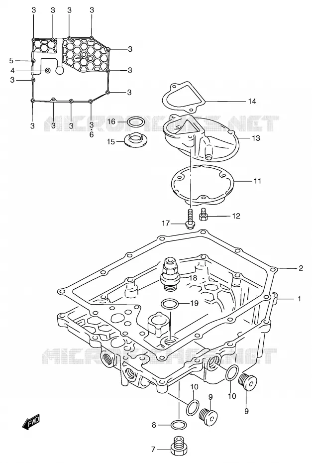 SUMP Suzuki MOTO 1200 BANDIT 1998  GSF1200SW(E2)