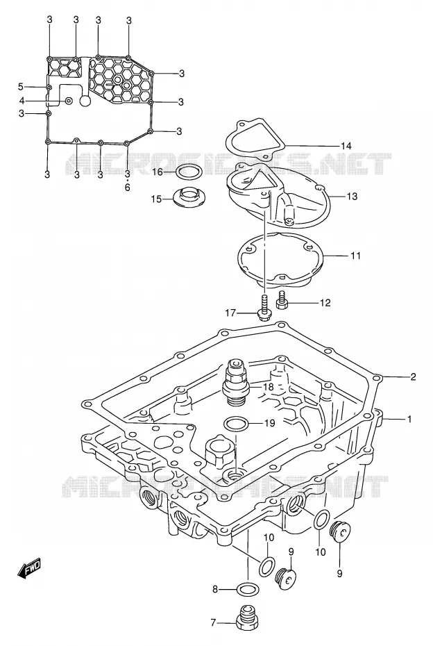 SUMP Suzuki MOTO 600 BANDIT 1996  GSF600SUT(E2)