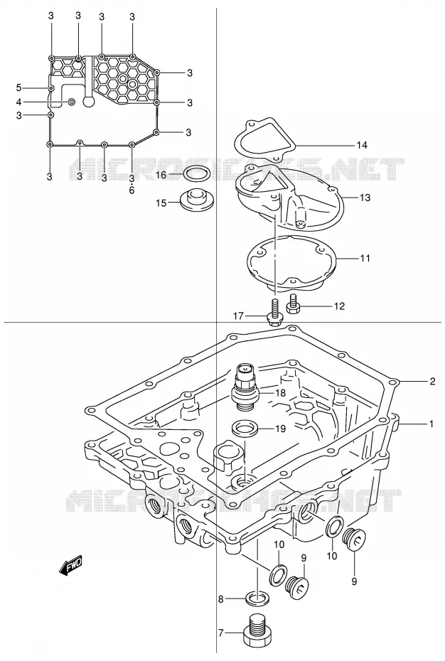 SUMP Suzuki MOTO 600 BANDIT 2002  GSF600K2(E2)