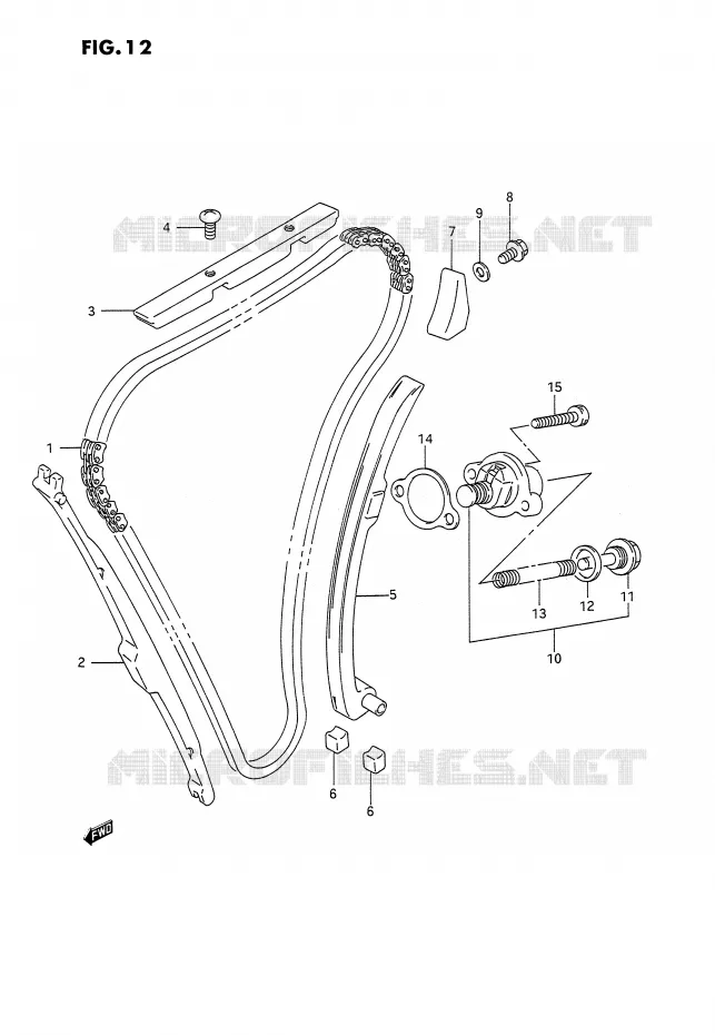 TIMING Suzuki MOTO 1100 GSX-G 1992  GSX1100GN(E2)